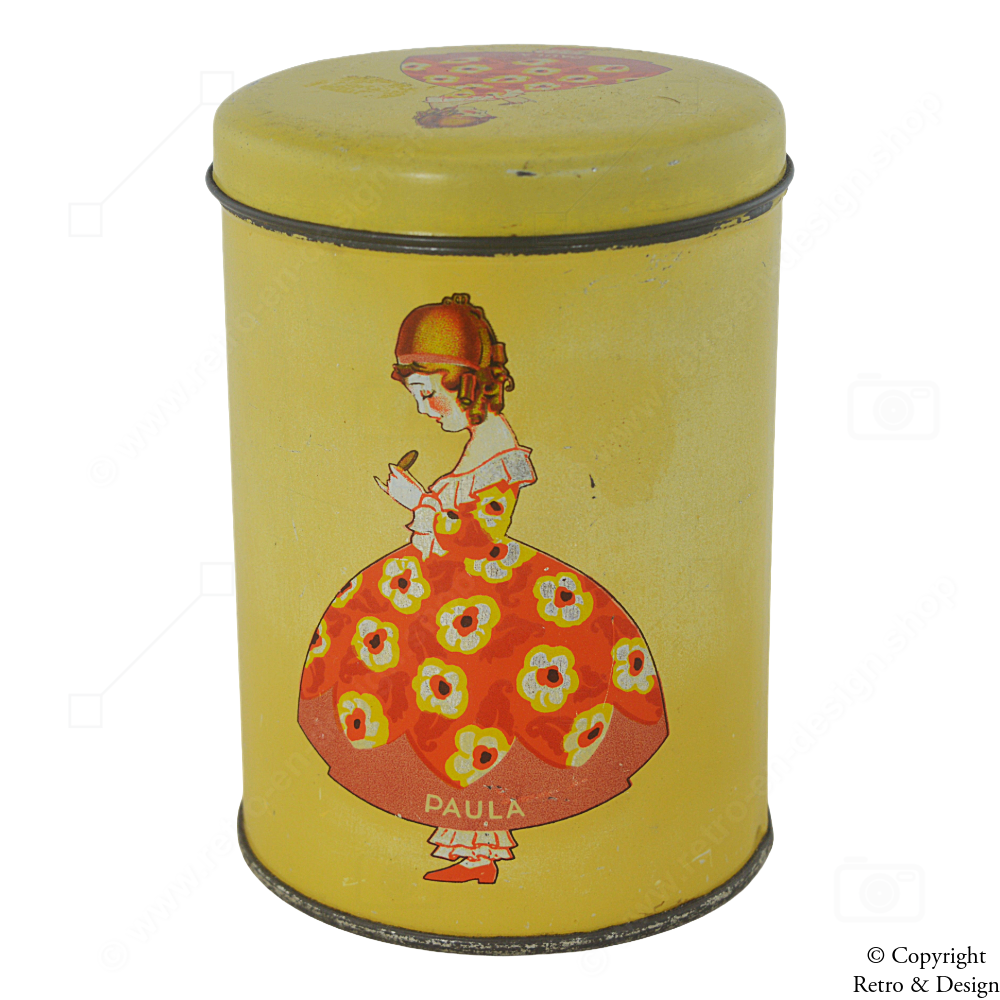 „Paula“ Keksdose – Zeitloses niederländisches Design der 1930er Jahre
