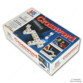 Crossword MB (1978) – Vintage Woordspel met Dobbelstenen