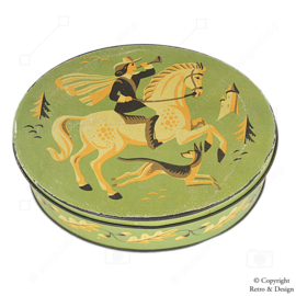 Verkade’s Timeless Cookie Tin "Horn Player on Horseback": A Masterpiece by Cees Dekker