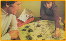 Vintage spel "Tankslag" van MB uit 1976
