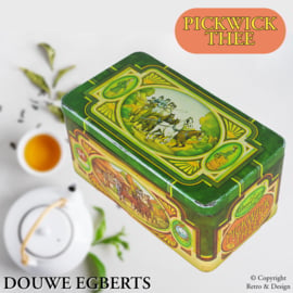 Vintage Pickwick Theeblik van Douwe Egberts: Nostalgie in een Blik