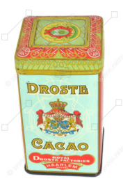 Lata vintage para Droste Cacao neto 226 g