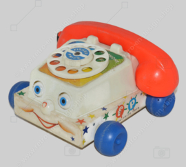 Teléfono de juguete antiguo "Chatter" de Fisher-Price de 1961 (también conocido de Toy Story)