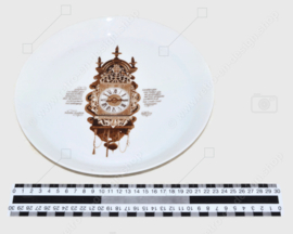 Assiette à gâteau, assiette/plat à pâtisserie de la vaisselle horloge, Nutroma de Mitterteich Porzellan