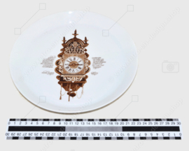Cake plate, pastry plate/dish from the Nutroma Clock tableware made by Mitterteich Porzellan