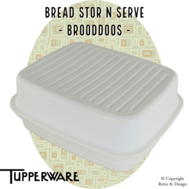 🌟 Vintage Tupperware 'Bread Stor N Serve' Bread Box - 1980