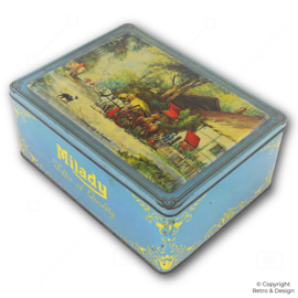 Vintage Milady Toffee Dose – Englische Retro-Süßigkeitendose von Waller & Hartley Ltd.