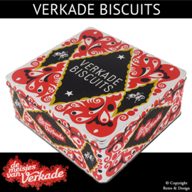 Boîte Vintage Verkade « Les filles de Verkade » pour Biscuits Assortis