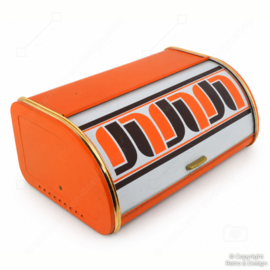 Boîte à pain vintage attribuée à Rossignol – Orange – Années 1970