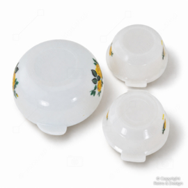 Cuencos Vintage MAGGI – Set de 3 – Rosa Amarilla
