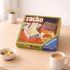 RACKO Kaartspel Ravensburger 1976 – Vintage Gezelschapsspel met Kaartenhouders
