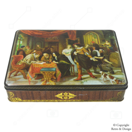 Vintage Champ Clark Cigar Tin with Jan Steen’s "The Marriage of Tobias and Sarah" – 1960-1970