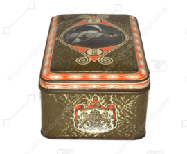 Boîte de jubilé vintage pour la reine Wilhelmine 40e anniversaire du règne 1898-1938