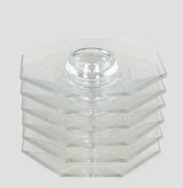 Clear glass egg cup by Arcoroc France, Octime-Clear Ø 14 cm
