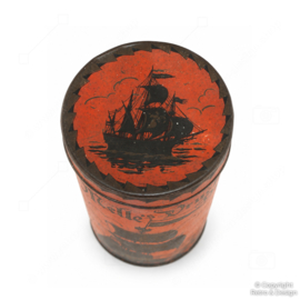 Vintage Van Melle Vruchten Drops Verkaufsdose – Segelschiffe – ca. 1925–1960