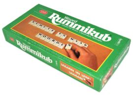 Vintage Woord Rummikub, schuif en maak woorden