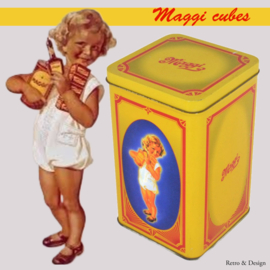 Maggi tin for bouillon cubes