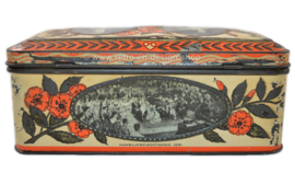 Vintage Jubilee tin in honor of the 40th anniversary of Queen Wilhelmina in 1938
