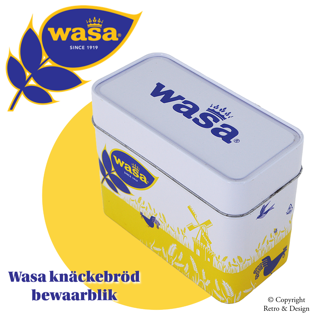 Boîte Vintage à Crackers Wasa – Charmante et Fonctionnelle