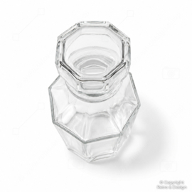"Carafe en verre transparent Arcoroc France Octime vintage - Une icône de style des années 1980"