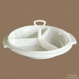Tupperware "Suzette" Bandeja para Servir con Tres Compartimentos: Práctica, Estilosa y Duradera