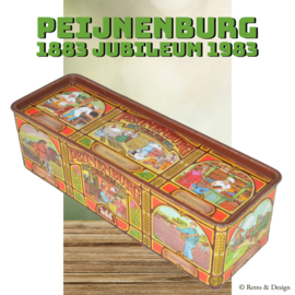 "Verrijk uw verzameling met een nostalgisch meesterwerk: het Peijnenburg Jubileumblik 1883-1983!"