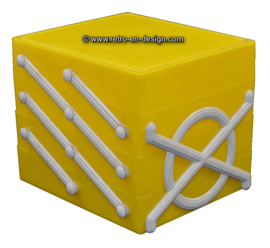 Cube en plastique, boîte de rangement repliable