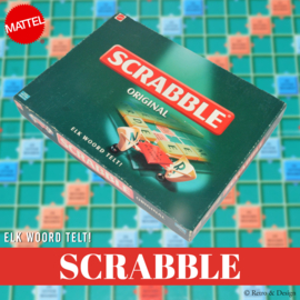 Ontdek de tijdloze charme van Scrabble Original uit 1999 van Mattel!