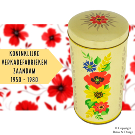 "Verkade's Historical Rusk Tin: A Timeless Masterpiece (1950-1980)"