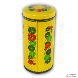 Boîte à Biscuits Verkade Vintage – Capucines, Design Néerlandais 1960–1980