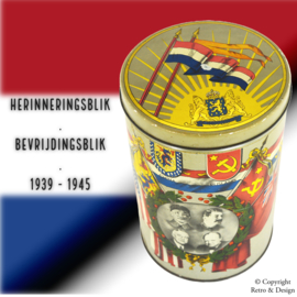 Uniek Bevrijdingsblik 1939/1945 - Een Historisch Stuk met Tijdloze Waarde