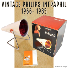 Descubre el poder curativo de la lámpara de calor infrarrojo Vintage Infraphil de Philips, ¡fabricada en Holanda!
