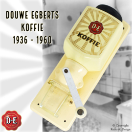 Molinillo de café de pared vintage: Zassenhaus por Pe De con el logotipo de Douwe Egberts