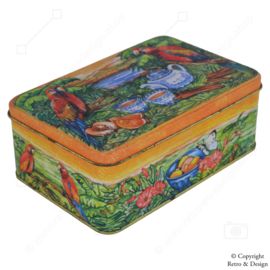 "Vintage Masterpiece: The Artistic Tea Tin by Rina Burger"