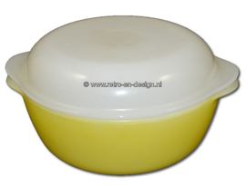 Arcopal France opal. Ópalo amarillo plato de vidrio para hornear