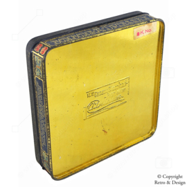 Lata Vintage Art Nouveau para Bombones de A. Driessen – Diseño Único con Mariposas y Flores - 1925 - 1935