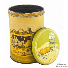Boîte à biscuits vintage de Fa. van der Meulen & Zn – Un morceau de nostalgie des années 60