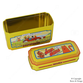 Vintage Storage Tin for WASA Crispbread Featuring Jan, Jans en de Kinderen