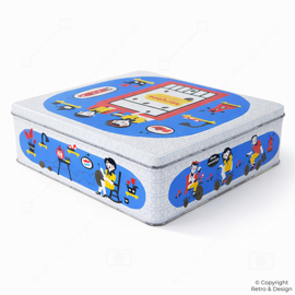 Verkade Zaandam Biscuit Tin – Square Storage Tin (Post-2010)