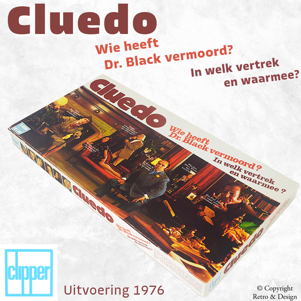 Ontdek het Mysterie: Cluedo – Wie heeft Dr. Black vermoord? Uitvoering 1976