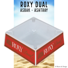 Vintage plastic ashtray, Roxy Dual