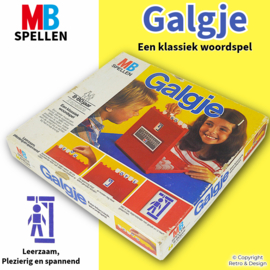 Galgje Bordspel 1979 – Origineel Nederlandse Uitgave MB Spellen | Vintage Spellen Collectors Item