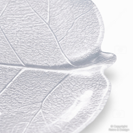 🍃 Arcoroc Aspen Bowl Ø 24 cm – Leaf Shape – Serving Bowl / Plate – Vintage France