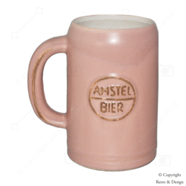 Nostalgie des années 1960 - Superbe chope à bière Amstel en grès émaillé !