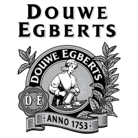 Vintage Douwe Egberts lata de café Anno 1753 y cuadro de puntos Valor