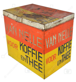 Große Ladentheke für Kaffee und Tee der Marke Van Nelle, Rotterdam, ab 1930