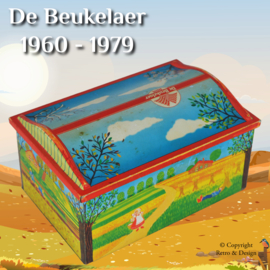 🌟 Unique Vintage Tin Drum - De Beukelaer 🌟