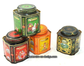 Vintage conjunto de latas de Douwe Egbert pickwick té