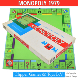 Monopoly uit 1979 van Clipper Games & Toys B.V. Licentie Parker Brothers USA.