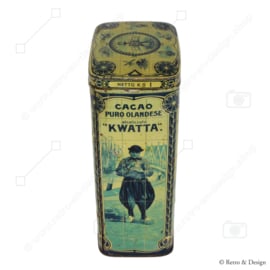Boîte rectangulaire à cacao de la période 1900-1925 pour 1 kg de cacao KWATTA​